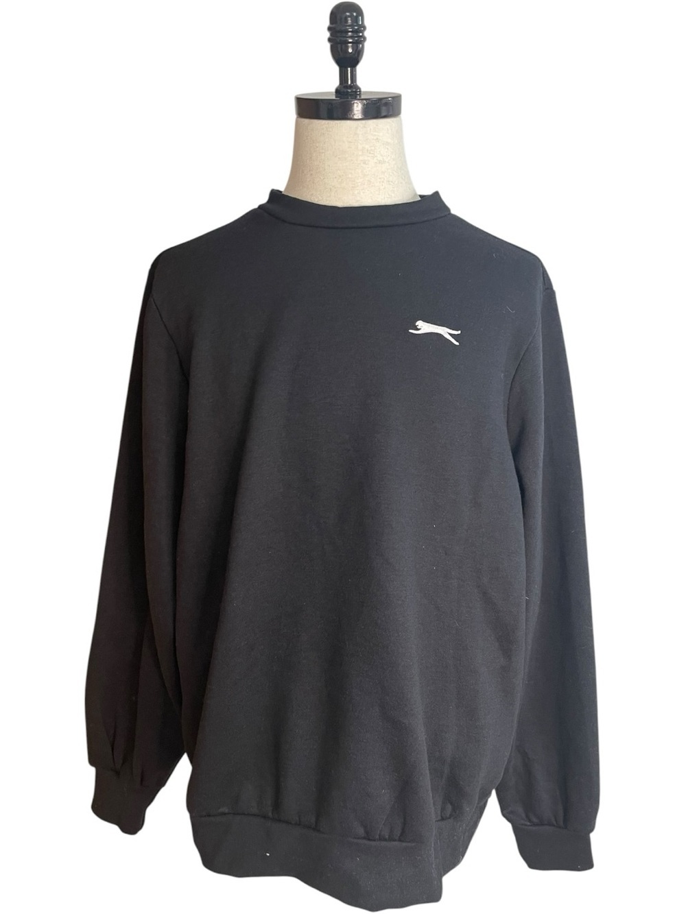 Slazenger Fleece Crewneck Sweatshirt Black